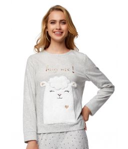 37633 NIFFLE Кофта домашняя женская