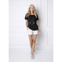 CATWOMAN BLACK Пижама с шортами