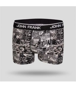 МУЖСКИЕ БОКСЕРЫ JF-109(принт ВОИН ГЕРОЙ - МОЛНИЯ)