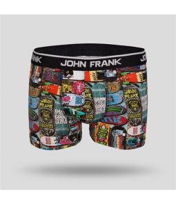 МУЖСКИЕ БОКСЕРЫ JF-71(принт СКЕЙТЫ)