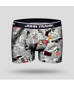 МУЖСКИЕ БОКСЕРЫ JF-221(принт ВАЖНЫЕ НОВОСТИ)