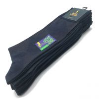 Носки тонкие из мерсеризованного хлопка с узорами 16115