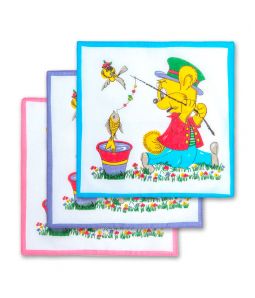 Детские носовые платки 45453K-(12 штук)